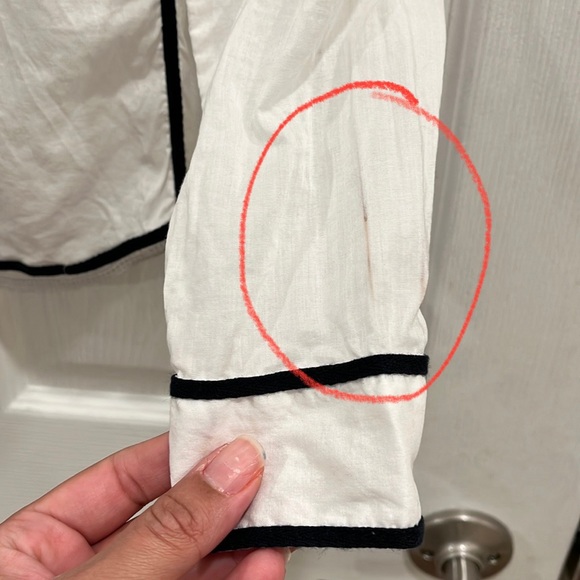 Proenza Schouler for Target White Black Piping Shirt - Picture 10 of 16